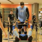Trening Stomilu Olsztyn w siłowni
