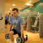 Trening Stomilu Olsztyn w siłowni
