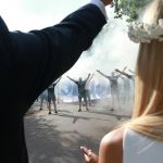 Fanatyczna brama na ślubie kibica Stomilu Olsztyn