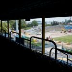 Plac budowy na stadionie Stomilu Olsztyn