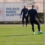 Stomil Olsztyn trenuje na nowej murawie olsztyńskiego stadionu