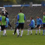 Trening piłkarzy Stomilu przed meczem z Widzew Łódź