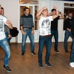 Piłkarze Stomilu Olsztyn uczą się tańczyć