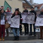Młodzież Wszechpolska rozdawała plakaty 
