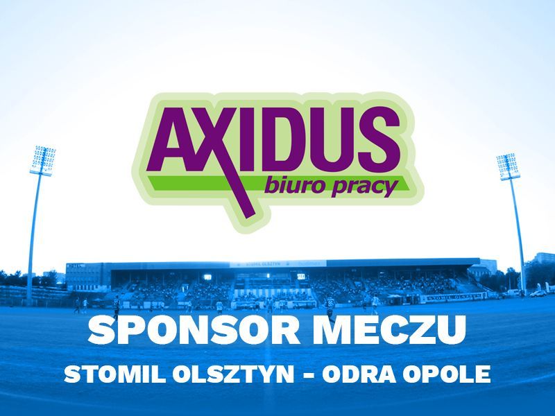 Axidus International sponsorem meczu Stomil - Odra, fot. stomilolsztyn.com