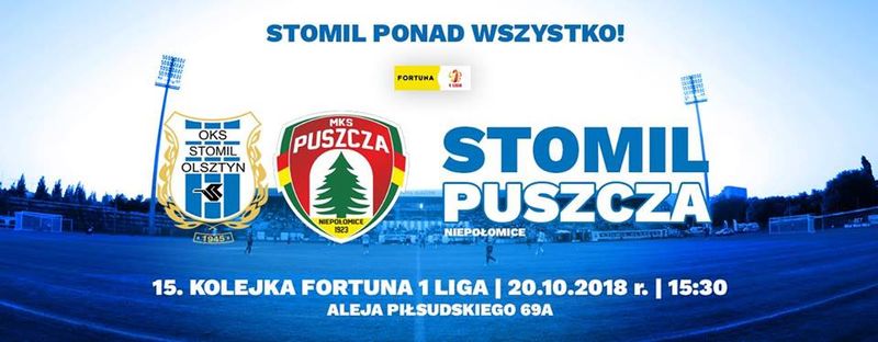 Grafika promująca mecz, fot. stomilolsztyn.com