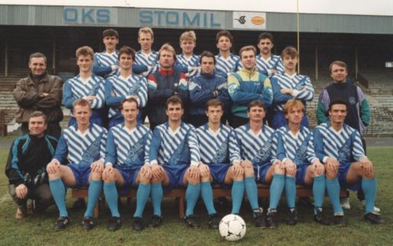 Kadra Stomilu Olsztyn przed rundą jesienną sezonu 1992/93, fot. archiwum MOKS Stomil Olsztyn