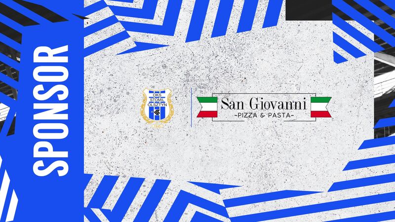 Pizzeria San Giovanni sponsorem meczu Stomil Olsztyn - Kotwica Kołobrzeg. Fot. stomilolsztyn.com