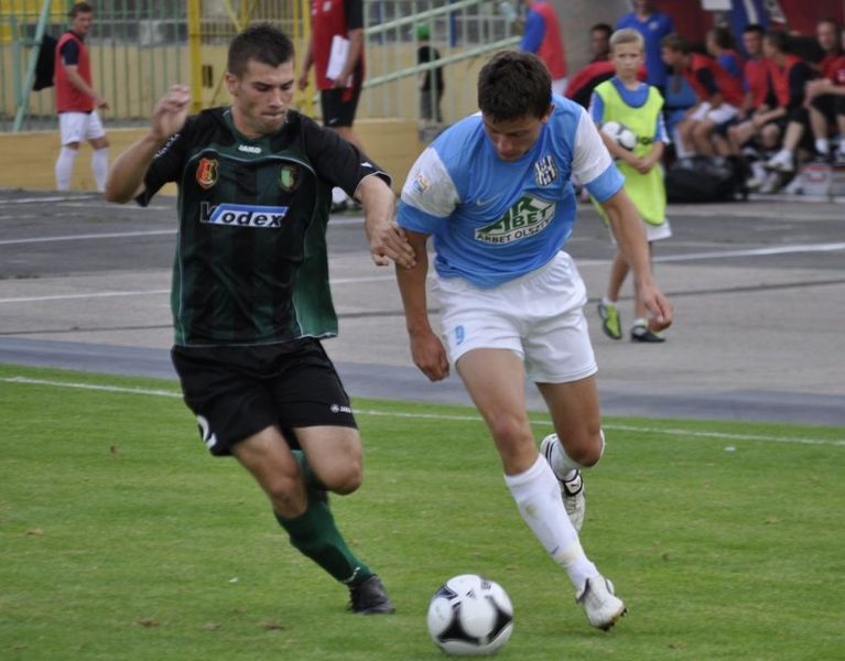 Łukasz Suchocki zaliczył trzy asysty w meczu przeciwko Stali Stalowa Wola, fot. Łukasz Kozłowski