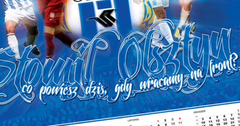 Klub wydał kalendarz na 2012 rok, fot. stomilolsztyn.com