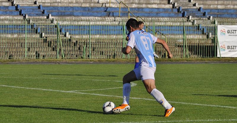 Szymon Kaźmierowski strzelił bramkę na 2:0, fot. Emil Marecki