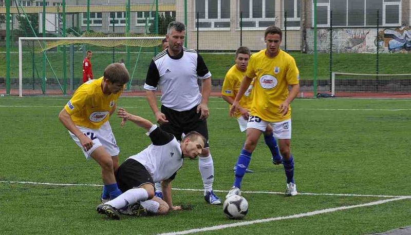 Piłkarze Stomilu II Olsztyn zremisowali z Orłem 1:1, fot. Emil Marecki