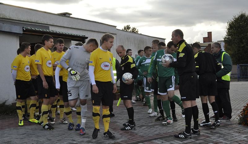 Stomil II Olsztyn przegrał w meczu 11. kolejki czwartej ligi z Pisą Barczewo 1:2, fot. Emil Marecki