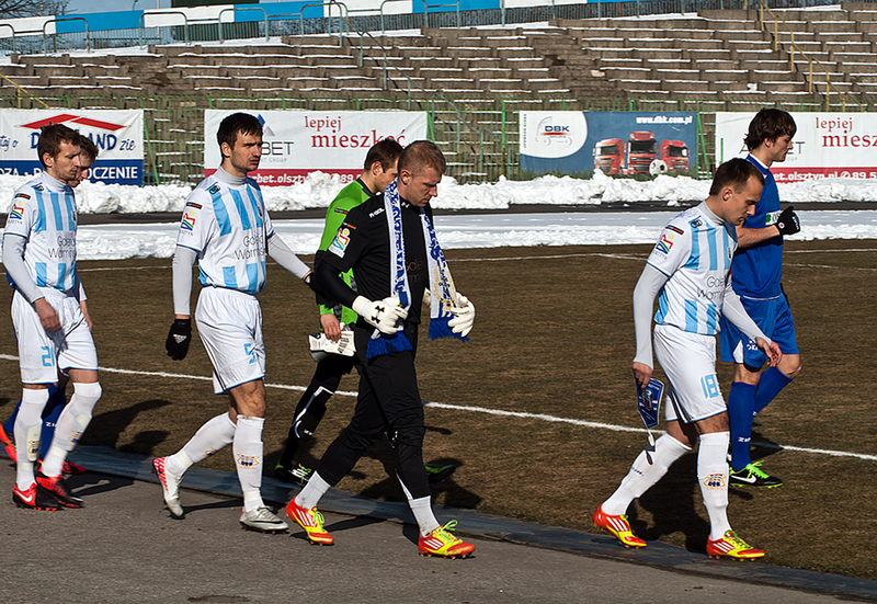 Piłkarze Stomilu Olsztyn zremisowali 0:0 z Łódzkim Klubem Sportowym, fot. Artur Szczepański
