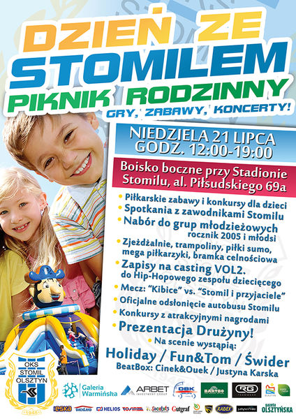 Plakat promujący imprezę, fot. stomilolsztyn.com