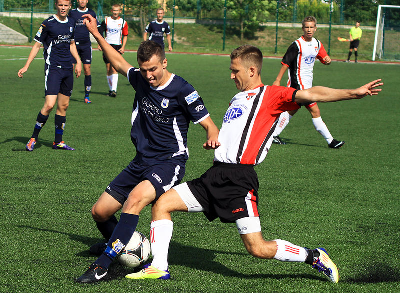 Piłkarze Stomilu II Olsztyn wygrali 4:0, fot. Artur Szczepański