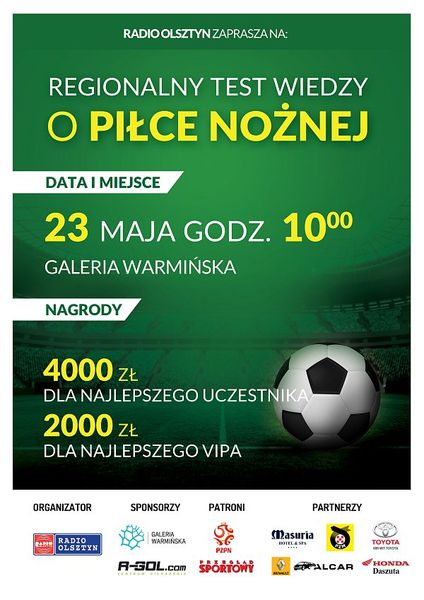 Regionalny Test Wiedzy o Piłce Nożnej, fot. ro.com.pl