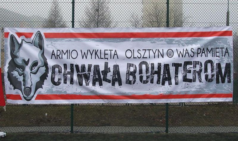 1 marca 2016 - Marsz Pamięci Żołnierzy Wyklętych w Olsztynie, fot. kibice.stomil.olsztyn.pl