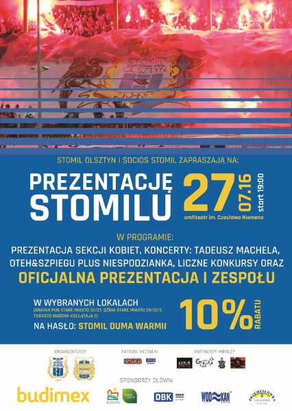 Plakat promujący imprezę, fot. stomilolsztyn.com