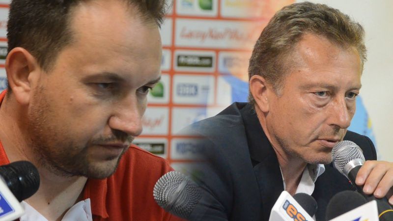 Zapis konferencji prasowej po meczu Stomil - Miedź, fot. Paweł Piekutowski