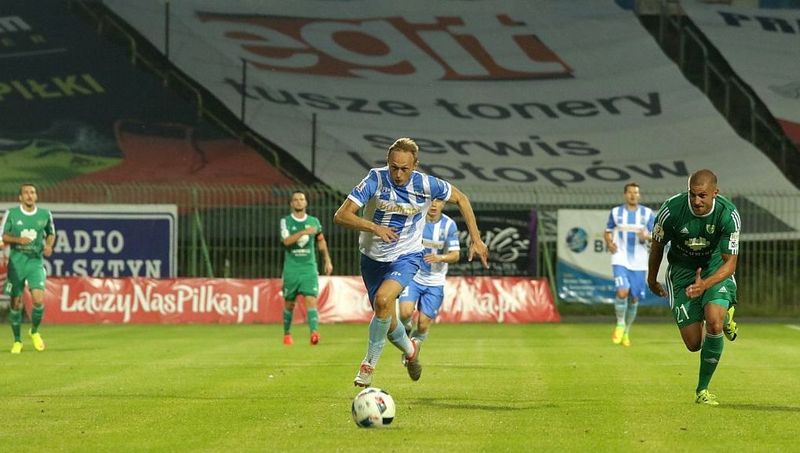 Grzegorz Lech strzelił bramkę w ostatnim meczu ligowym, fot. Paweł Piekutowski