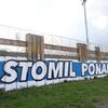 Nowe graffiti na stadionie Stomilu