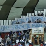 Stomilowcy protestowali podczas meczu AZS-u Olsztyn