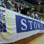 Stomilowcy protestowali podczas meczu AZS-u Olsztyn