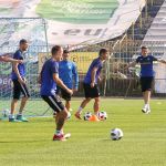 Stomil Olsztyn trenuje na nowej murawie olsztyńskiego stadionu