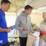 Piłkarze Stomilu Olsztyn rozdawali zaproszenia na mecz z Chrobrym Głogów