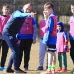 Byli piłkarze Stomilu poprowadzili trening dla piłkarzy z Ukrainy