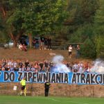 Oprawa ultrasów Stomilu w meczu z Perkunem Orżyny