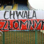 Kibicowskie zdjęcia z meczu Stomil Olsztyn - Lechia Tomaszów Mazowiecki 3:4