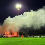 Kibicowskie zdjęcia z meczu Stomil Olsztyn - Świt Nowy Dwór Mazowiecki 1:2