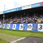 Kibicowskie zdjęcia z meczu Stomil Olsztyn - ŁKS Łomża 0:4