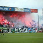 Kibicowskie zdjęcia z meczu Stomil Olsztyn - ŁKS Łomża 0:4