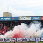 Kibicowskie zdjęcia z meczu Stomil Olsztyn - ŁKS Łomża 0:4