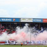 Kibicowskie zdjęcia z meczu Stomil Olsztyn - ŁKS Łomża 0:4