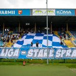 Kibicowskie zdjęcia z meczu Stomil Olsztyn - Mrągowia Mrągowo 1:0