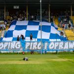 Kibicowskie zdjęcia z meczu Stomil Olsztyn - Mrągowia Mrągowo 1:0