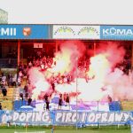 Kibicowskie zdjęcia z meczu Stomil Olsztyn - Mrągowia Mrągowo 1:0
