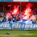 Kibicowskie zdjęcia z meczu Stomil Olsztyn - Mrągowia Mrągowo 1:0