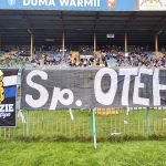 Kibicowskie zdjęcia z meczu Stomil Olsztyn - Mrągowia Mrągowo 1:0