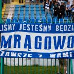 Kibicowskie zdjęcia z meczu Stomil Olsztyn - Mrągowia Mrągowo 1:0