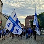 Kibicowskie zdjęcia z meczu Polonia Lidzbark Warmiński - Stomil Olsztyn 1:1