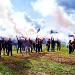 Pogrzeb Przemka, kibica Stomilu z FC Olsztynek