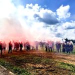 Pogrzeb Przemka, kibica Stomilu z FC Olsztynek
