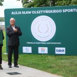 Józef Łobocki w Alei Sław Olsztyńskiego Sportu 