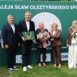 Józef Łobocki w Alei Sław Olsztyńskiego Sportu 