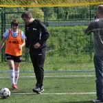Tyszkiewicz poprowadził pokazowy trening piłkarek Stomilu
